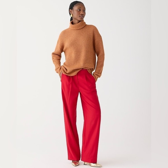 J Crew Relaxed turtleneck sweater in brushed yarn BV379 - Picture 1 of 8